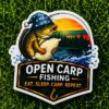 Automobilio lipdukas EAT. SLEEP. CARP. REPEAT