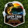 Automobilio lipdukas WEEKEND FORECAST: 100% CHANCE OF CARP